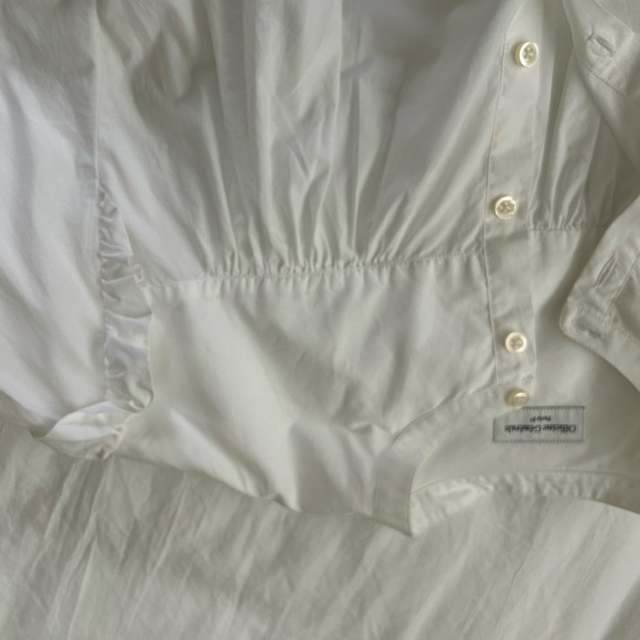 White Button-Up Blouse - Picture 3 of 3